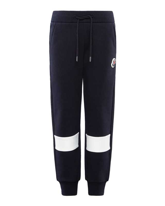 Boy's Logo Embroidered Colorblock Jogger Pants, Size 4-6